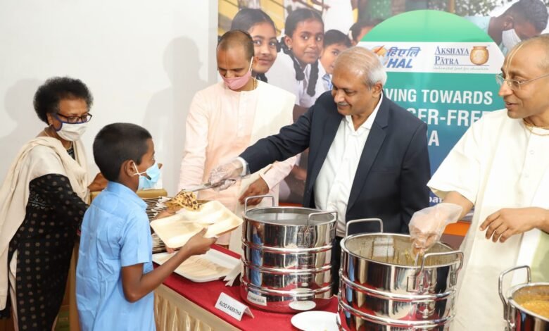 Akshaya Patra’s 58th Kitchen sponsored by Hindustan Aeronautics Limited (HAL) Inaugurated in Jalahalli Bengaluru